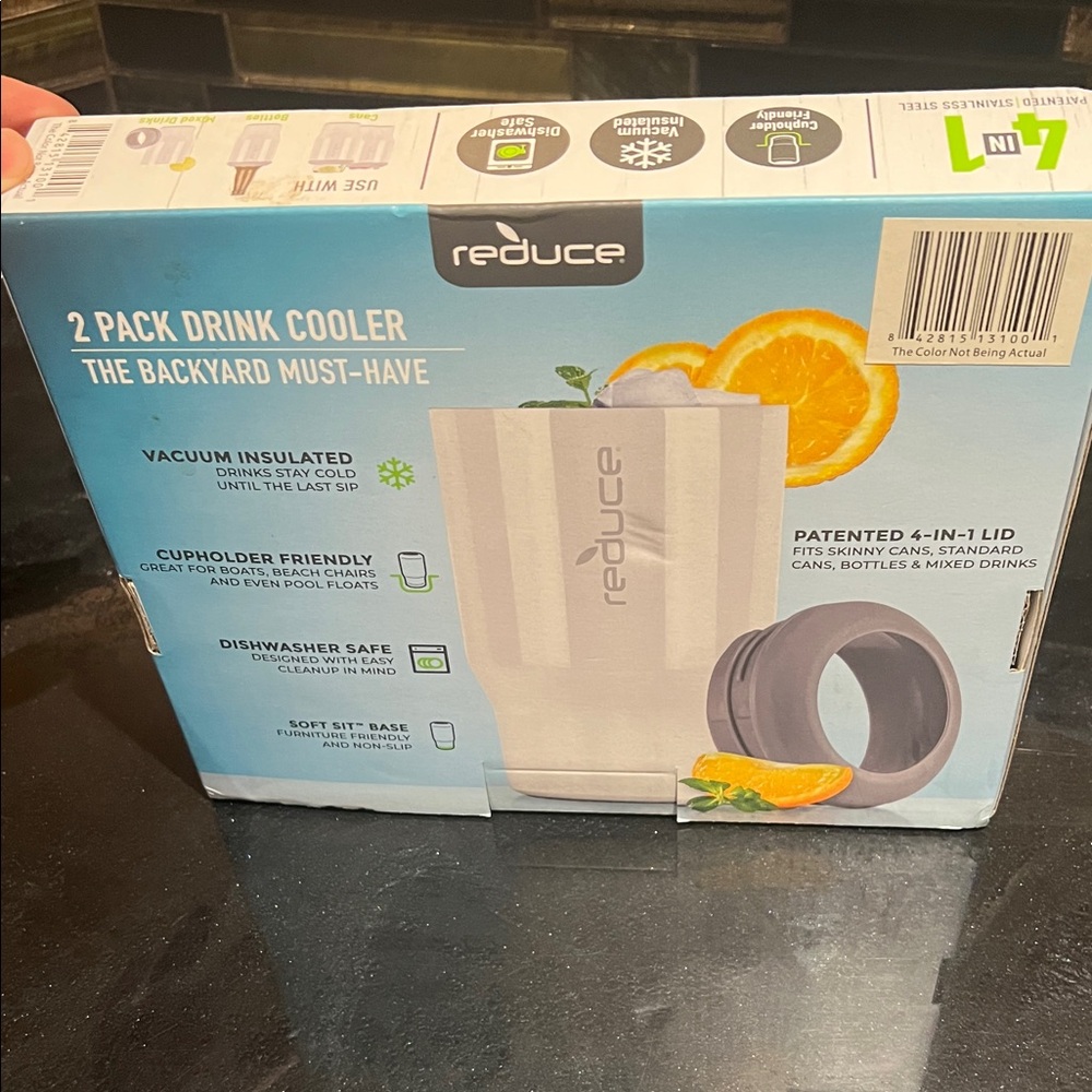 Reduce 2 Pack Drink Cooler - White and Green - Picture 8 of 11